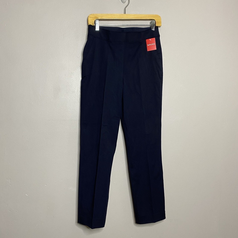 Spanx Polished Ankle Slim Stretch Classic Navy Women Size M